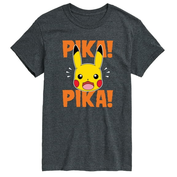Pokémon - Pika Pika Scared - Men's Short Sleeve Graphic T-Shirt