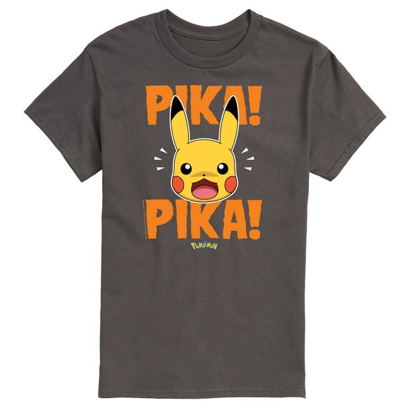Pokémon - Pika Pika Scared - Men's Short Sleeve Graphic T-Shirt