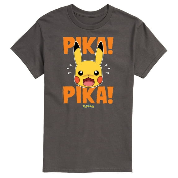 Pokémon - Pika Pika Scared - Men's Short Sleeve Graphic T-Shirt
