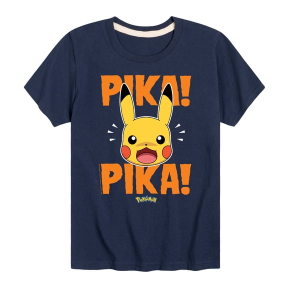 Pokémon - Pika Pika Scared - Youth Short Sleeve Graphic T-Shirt