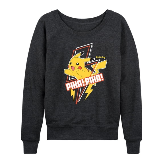 Pokémon - Pika Pika - Women's Lightweight French Terry Long Sleeve Shirt