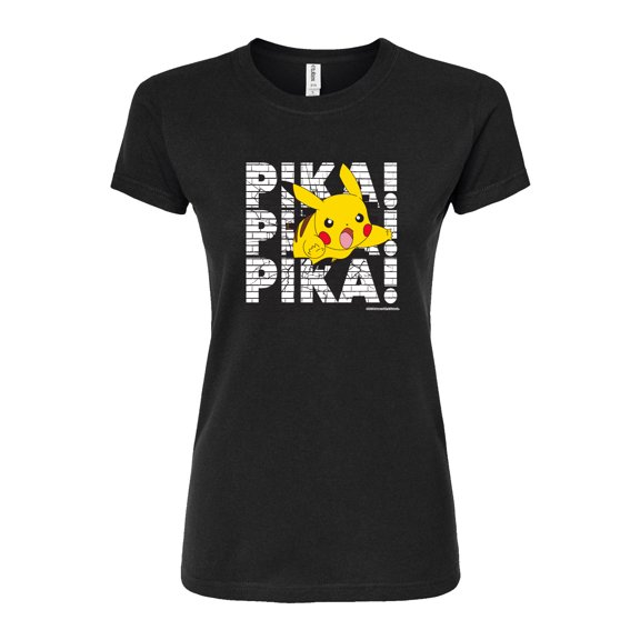 Pokémon - Pika Power - Juniors Fitted Graphic T-Shirt