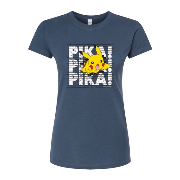 Pokémon - Pika Power - Juniors Fitted Graphic T-Shirt