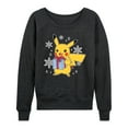 thumbnail image 1 of Pokémon - Pika Presents - Women's Lightweight French Terry Long Sleeve Shirt, 1 of 5