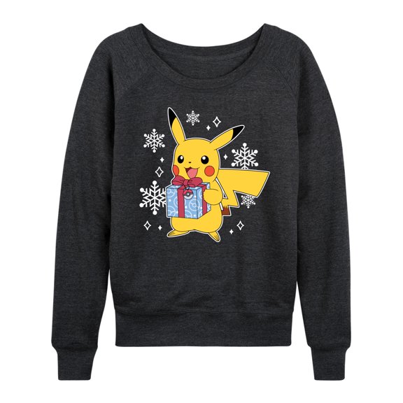 Pokémon - Pika Presents - Women's Lightweight French Terry Long Sleeve Shirt