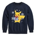 thumbnail image 1 of Pokémon - Pika Presents - Youth Crewneck Fleece Sweatshirt, 1 of 5