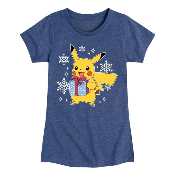 Pokémon - Pika Presents - Youth Girls Short Sleeve Graphic T-Shirt