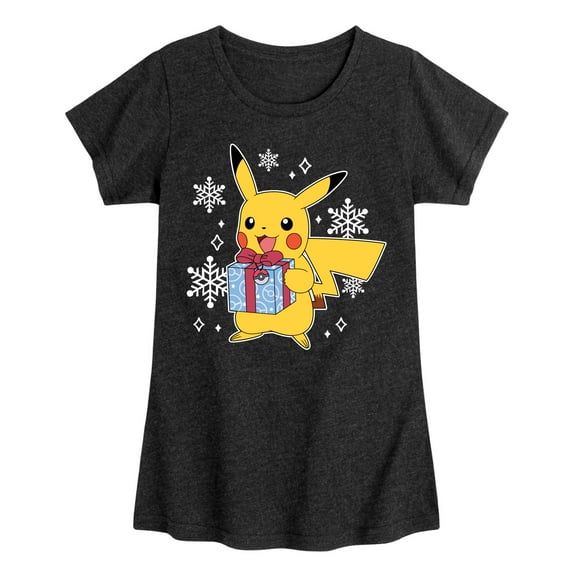 Pokémon - Pika Presents - Youth Girls Short Sleeve Graphic T-Shirt