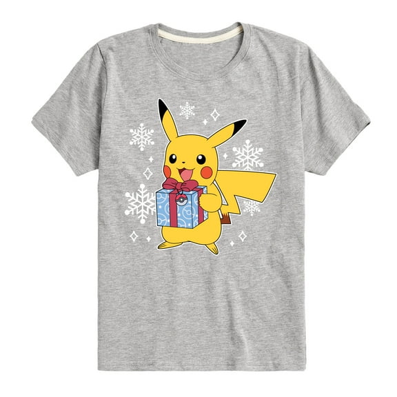 Pokémon - Pika Presents - Youth Short Sleeve Graphic T-Shirt
