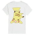 thumbnail image 1 of Pokémon - Pika Red Cheeks - Men's Short Sleeve Graphic T-Shirt, 1 of 4