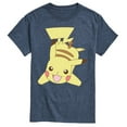 thumbnail image 1 of Pokémon - Pika Red Cheeks - Men's Short Sleeve Graphic T-Shirt, 1 of 4