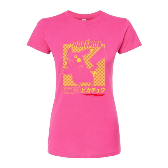 Pokémon - Pika Speed - Juniors Fitted Graphic T-Shirt