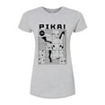 thumbnail image 1 of Pokémon - Pika Squares - Juniors Fitted Graphic T-Shirt, 1 of 5