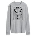 thumbnail image 1 of Pokémon - Pika Squares - Men's Long Sleeve T-Shirt, 1 of 5