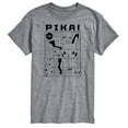 thumbnail image 1 of Pokémon - Pika Squares - Men's Short Sleeve Graphic T-Shirt, 1 of 5