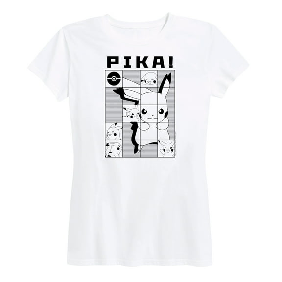 Pokémon - Pika Squares - Women's Short Sleeve Graphic T-Shirt