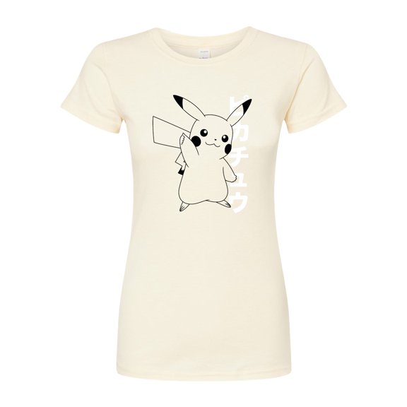 Pokémon - Pika Thumbs Up - Juniors Fitted Graphic T-Shirt