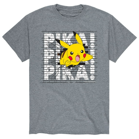 Pokémon - Pika Wall - Men's Short Sleeve Graphic T-Shirt