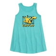 thumbnail image 1 of Pokémon - Pikachu Anime Kanji - Youth Girls A-line Dress, 1 of 4