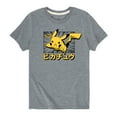 thumbnail image 1 of Pokémon - Pikachu Anime Kanji Boys' Short Sleeve Graphic T-Shirt, 1 of 5