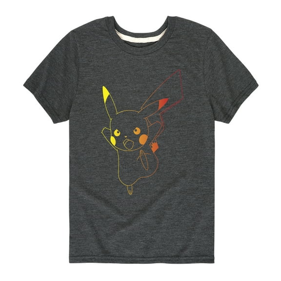 Pokémon - Pikachu Attack - Youth Short Sleeve Graphic T- Shirt
