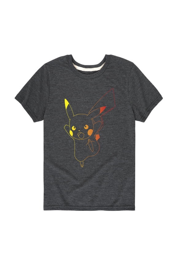 - Pikachu Attack - Youth Short Sleeve Graphic T- Shirt