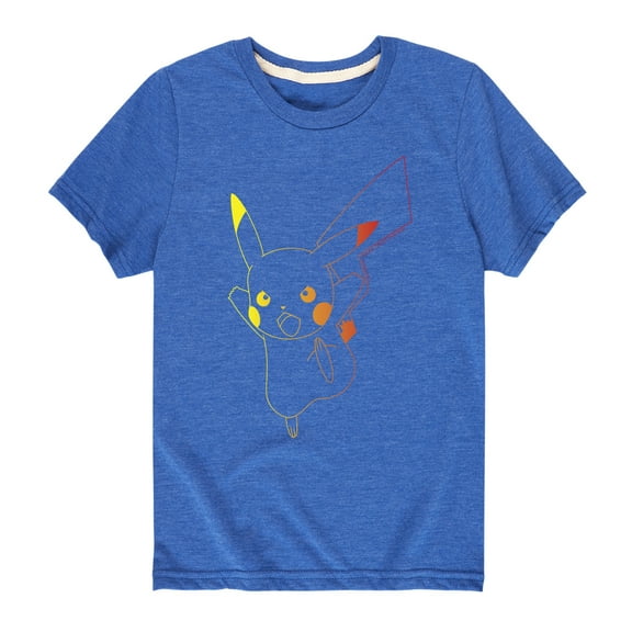 Pokémon - Pikachu Attack - Youth Short Sleeve Graphic T- Shirt