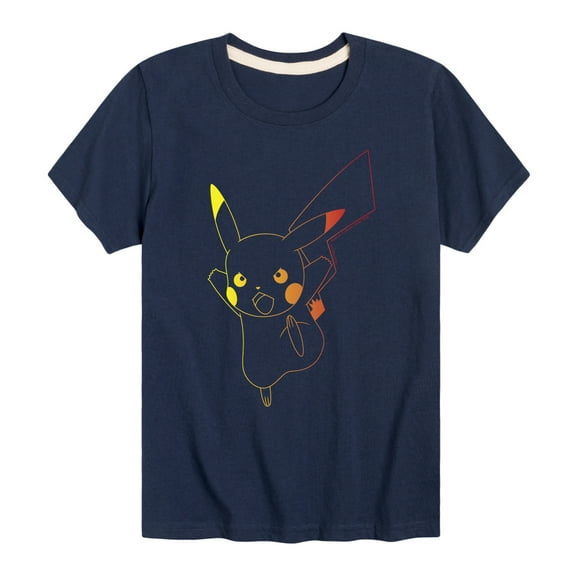 Pokémon - Pikachu Attack - Youth Short Sleeve Graphic T- Shirt