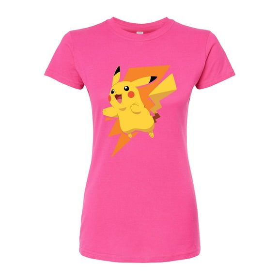 Pokémon - Pikachu Bolt - Juniors Fitted Graphic T-Shirt