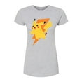 thumbnail image 1 of Pokémon - Pikachu Bolt - Juniors Fitted Graphic T-Shirt, 1 of 5