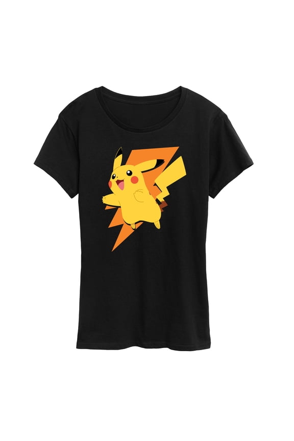 - Pikachu Bolt - Women's Short Sleeve Graphic T-Shirt