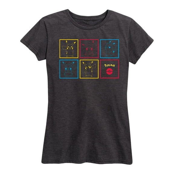 Pokémon - Pikachu Boxes - Women's Short Sleeve Graphic T-Shirt