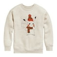thumbnail image 1 of Pokémon - Pikachu Bundled Up -Youth Crew Fleece Sweatshirt, 1 of 5