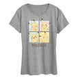 thumbnail image 1 of Pokémon - Pikachu Cafe Grid  - Women's Short Sleeve Graphic T-Shirt, 1 of 5