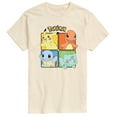 thumbnail image 1 of Pokémon - Pikachu Charmander Bulbasaur Squirtle Square - Men's Short Sleeve Graphic T-Shirt, 1 of 4