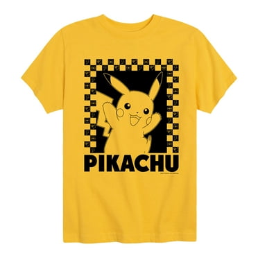 Pokémon - Pikachu Checkers - Youth Short Sleeve Graphic T-Shirt