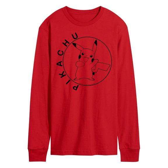 Pokémon - Pikachu Circle - Men's Long Sleeve T-Shirt