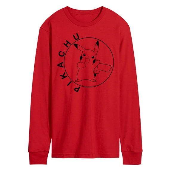 Pokémon - Pikachu Circle - Men's Long Sleeve T-Shirt