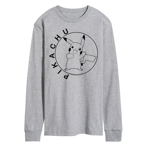 Pokémon - Pikachu Circle - Men's Long Sleeve T-Shirt