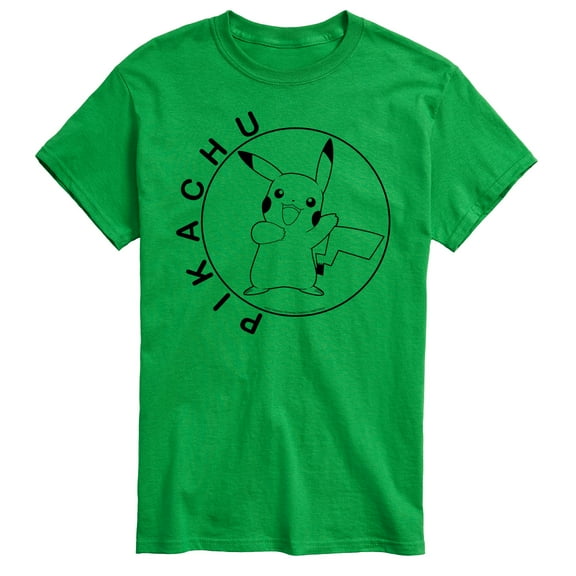 Pokémon - Pikachu Circle - Men's Short Sleeve Graphic T-Shirt