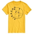 thumbnail image 1 of Pokémon - Pikachu Circle - Men's Short Sleeve Graphic T-Shirt, 1 of 5