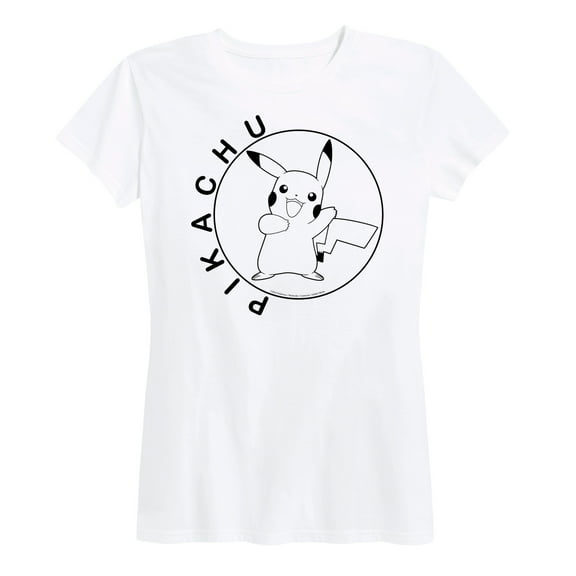 Pokémon - Pikachu Circle - Women's Short Sleeve Graphic T-Shirt