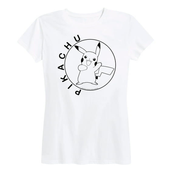 Pokémon - Pikachu Circle - Women's Short Sleeve Graphic T-Shirt