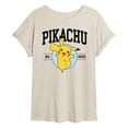 thumbnail image 1 of Pokémon - Pikachu Collegiate - Juniors Muscle T-Shirt, 1 of 5