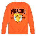 thumbnail image 1 of Pokémon - Pikachu Collegiate - Men's Crew Neck Fleece Pullover, 1 of 6