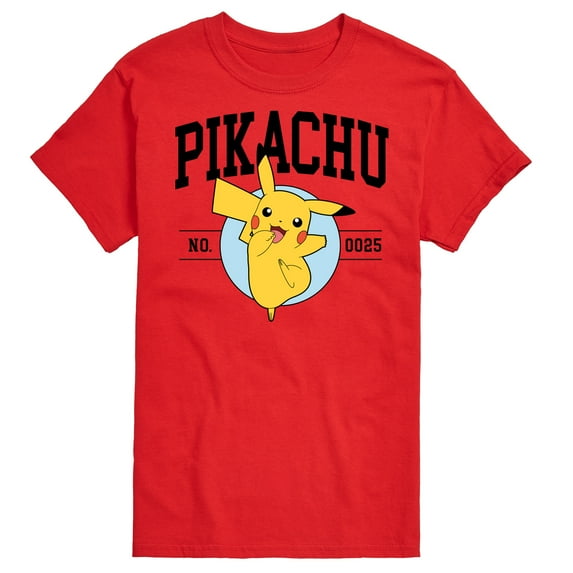 Pokémon - Pikachu Collegiate - Men's Short Sleeve Graphic T-Shirt