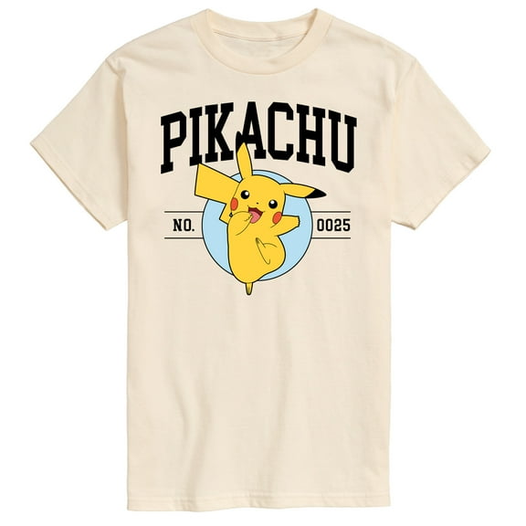 Pokémon - Pikachu Collegiate - Men's Short Sleeve Graphic T-Shirt