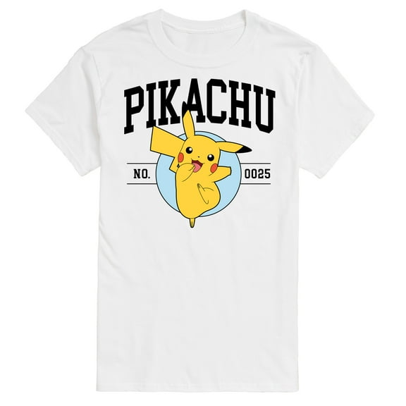 Pokémon - Pikachu Collegiate - Men's Short Sleeve Graphic T-Shirt
