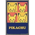 thumbnail image 1 of Pokémon: Pikachu Cutie Collection - Squares Wall Poster, 14.725" x 22.375" Framed, 1 of 5