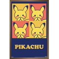 thumbnail image 1 of Pokémon: Pikachu Cutie Collection - Squares Wall Poster, 14.725" x 22.375" Framed, 1 of 5